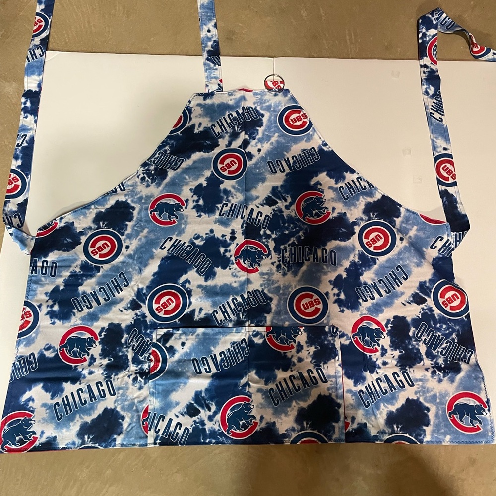 Chicago Cubs Blue BBQ Apron